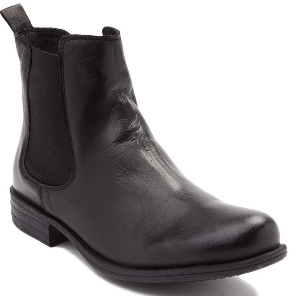Hibou Leather Chelsea Boot, black, 10 (41)